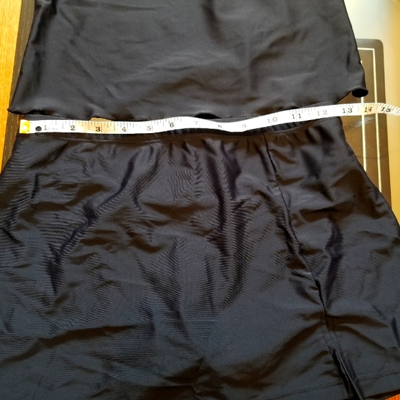 Raya Sun 2 Piece Missy Size 10 Black Tankini - Picture 3 of 12